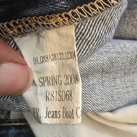 Classic Vintage Ralph Lauren Polo Americana  Men's Blue Jeans - Picture 5 of 7